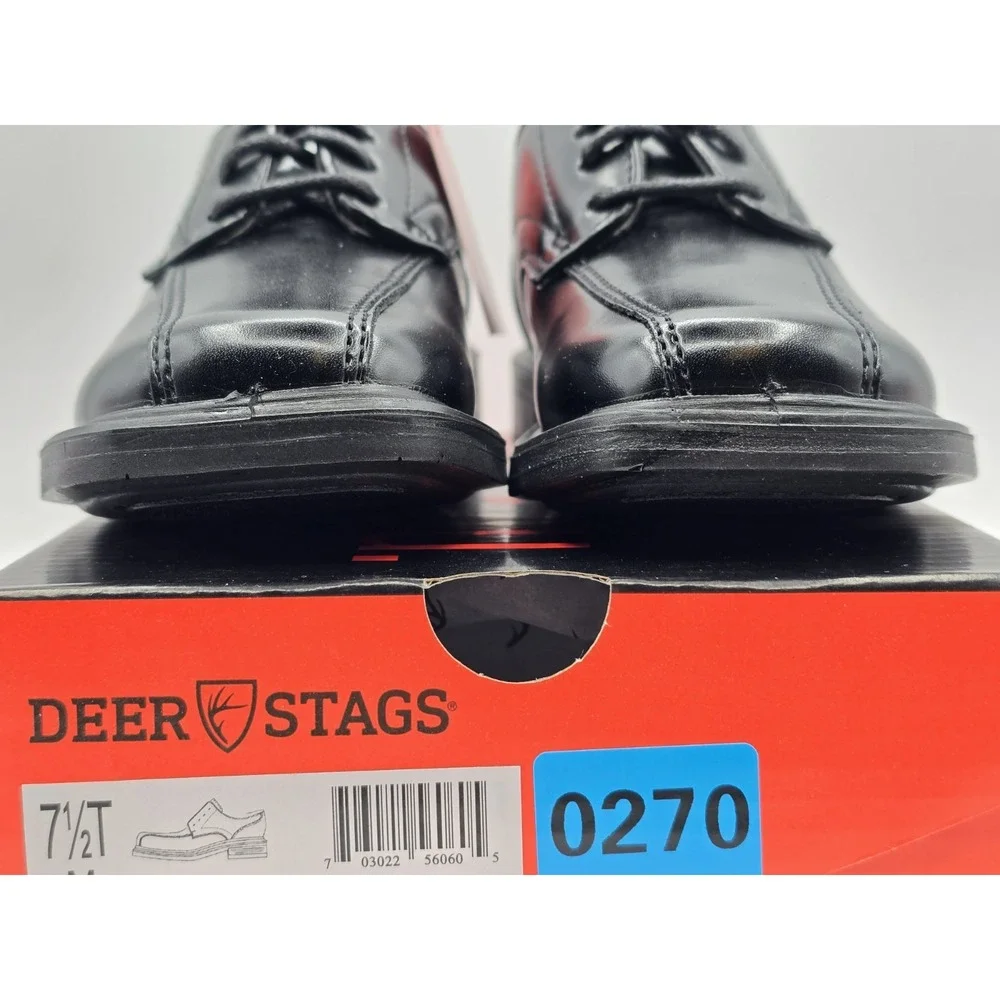 Deer Stags Boy's Ace Oxford Gabe Dress shoes Loafers,‎ Black, 7.5 M Toddler